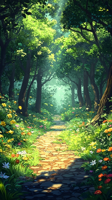阳光森林小路