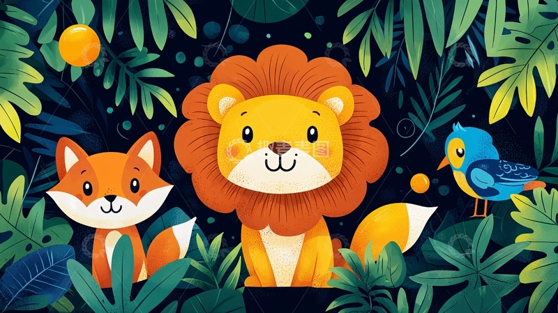 高清大图下载【趣麦麦图】卡通动物