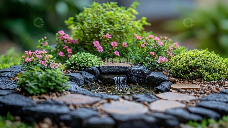高清大图下载【趣麦麦图】微型花园景观