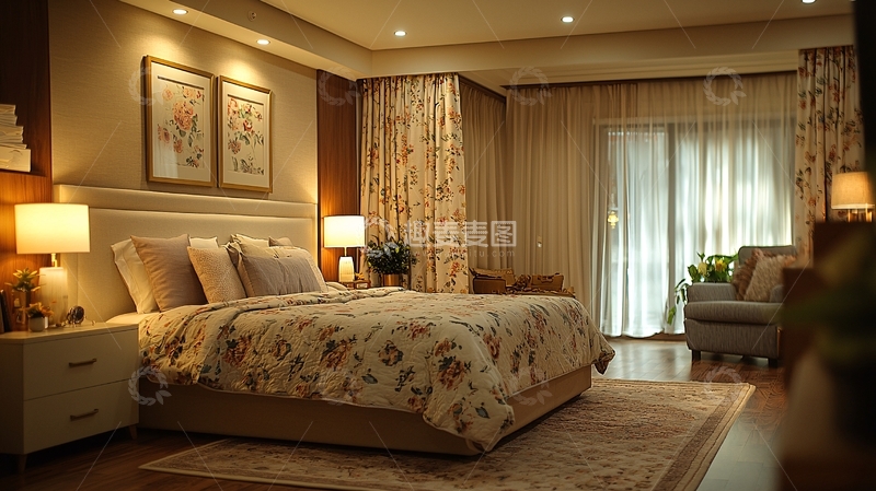 高清大图下载【趣麦麦图】温馨舒适的卧室设计