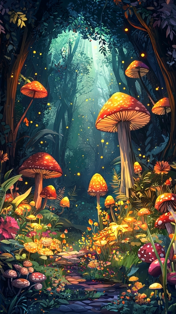梦幻森林蘑菇路