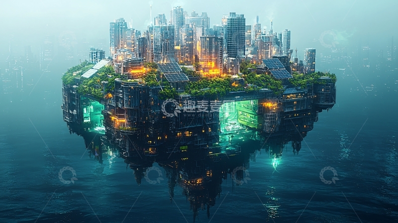 高清大图下载【趣麦麦图】未来都市