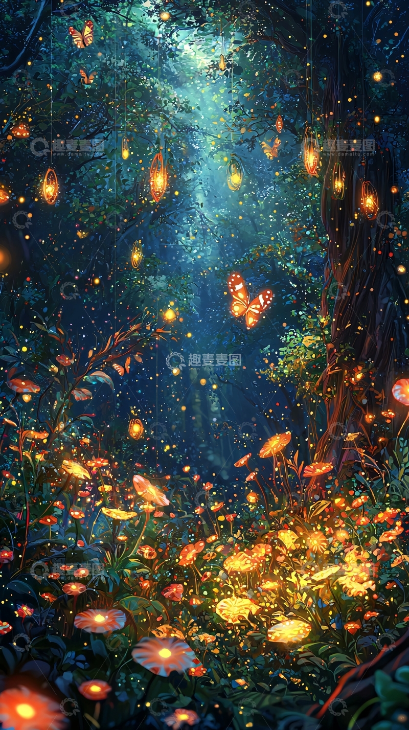高清大图下载【趣麦麦图】梦幻森林