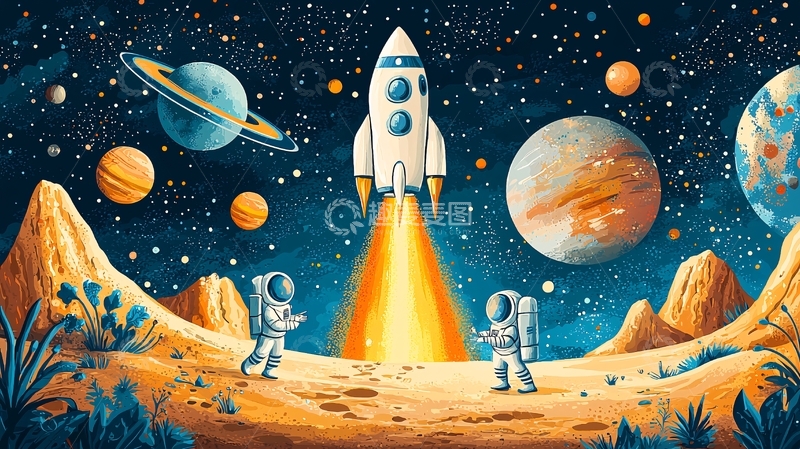 高清大图下载【趣麦麦图】太空探索
