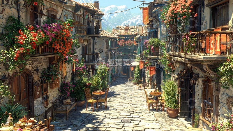 高清大图下载【趣麦麦图】欧洲小镇