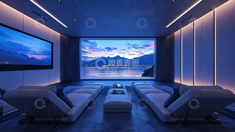 高清大图下载【趣麦麦图】高端家庭影院
