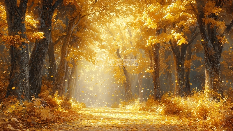 高清大图下载【趣麦麦图】金秋童话森林
