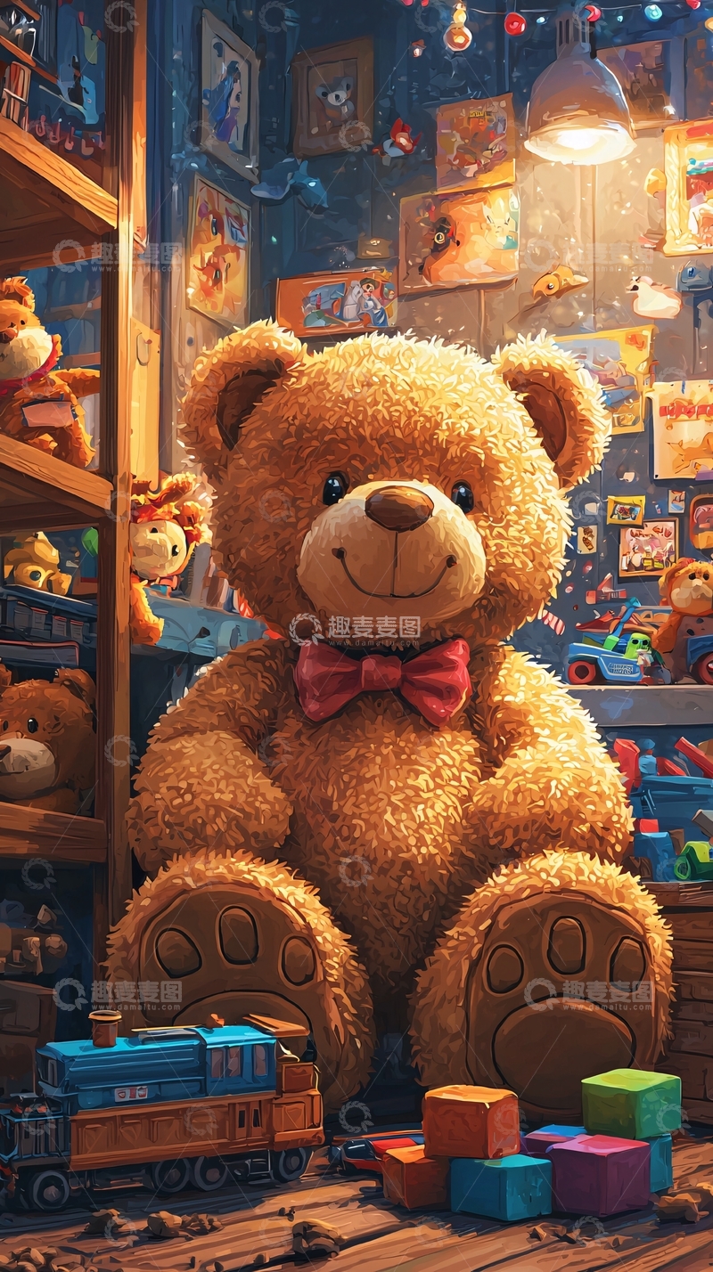 高清大图下载【趣麦麦图】玩具熊