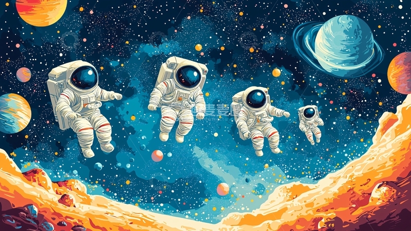 高清大图下载【趣麦麦图】宇宙飞船