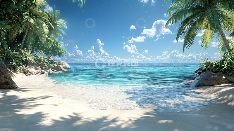 高清大图下载【趣麦麦图】热带海滩风景
