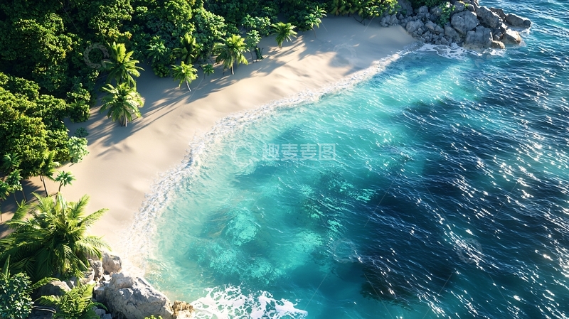 高清大图下载【趣麦麦图】热带海滩