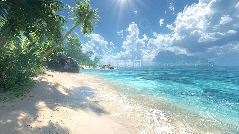 高清大图下载【趣麦麦图】热带海滩风光
