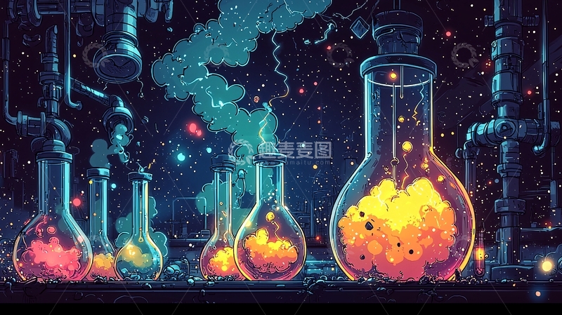 高清大图下载【趣麦麦图】宇宙实验室