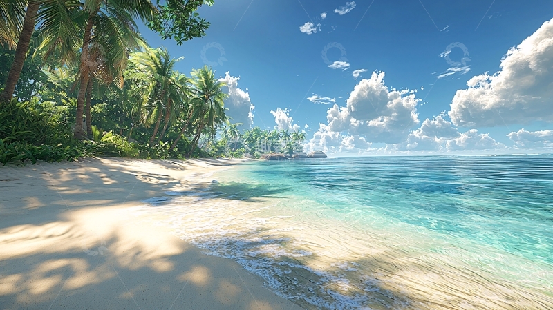 高清大图下载【趣麦麦图】热带海滩风景