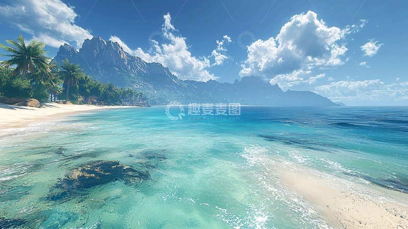 高清大图下载【趣麦麦图】热带海滩风景