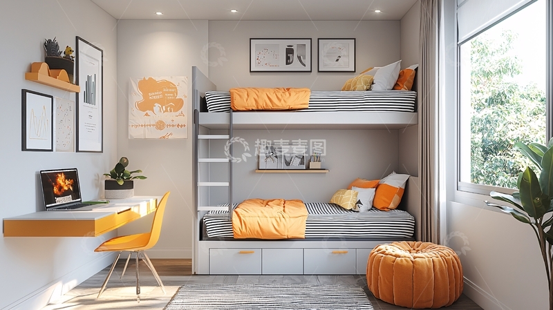 高清大图下载【趣麦麦图】-儿童房设计