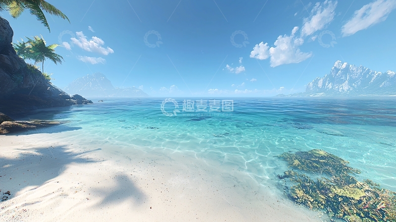 高清大图下载【趣麦麦图】热带海滩风景
