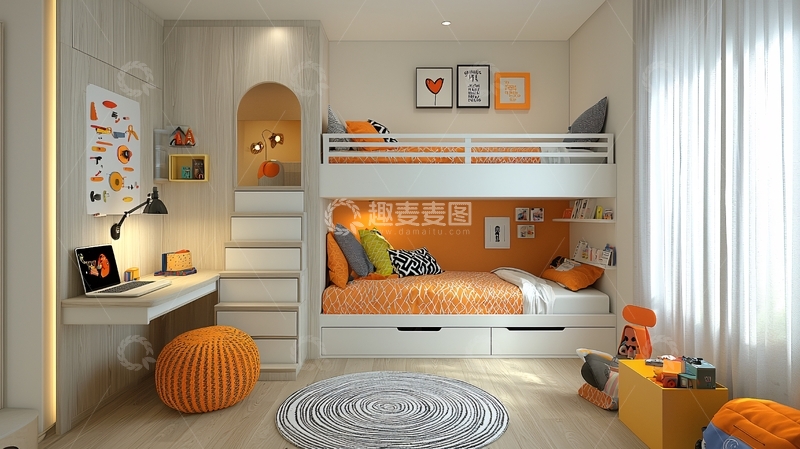 高清大图下载【趣麦麦图】儿童房设计