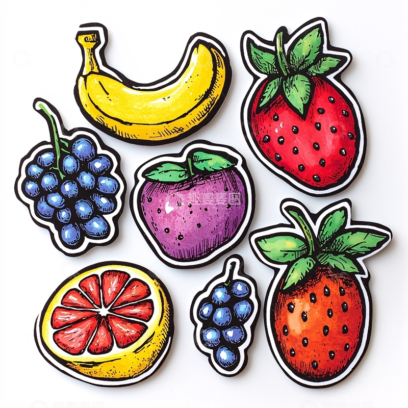 高清大图下载【趣麦麦图】水果贴纸
