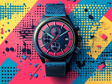 彩色腕表高清图