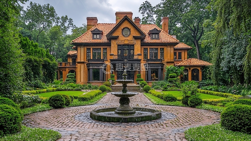 高清大图下载【趣麦麦图】欧式别墅