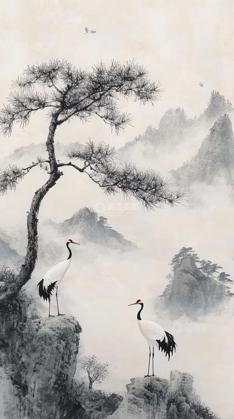 高清大图下载【趣麦麦图】水墨丹青