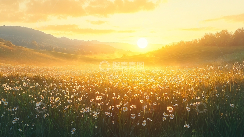 高清大图下载【趣麦麦图】日出