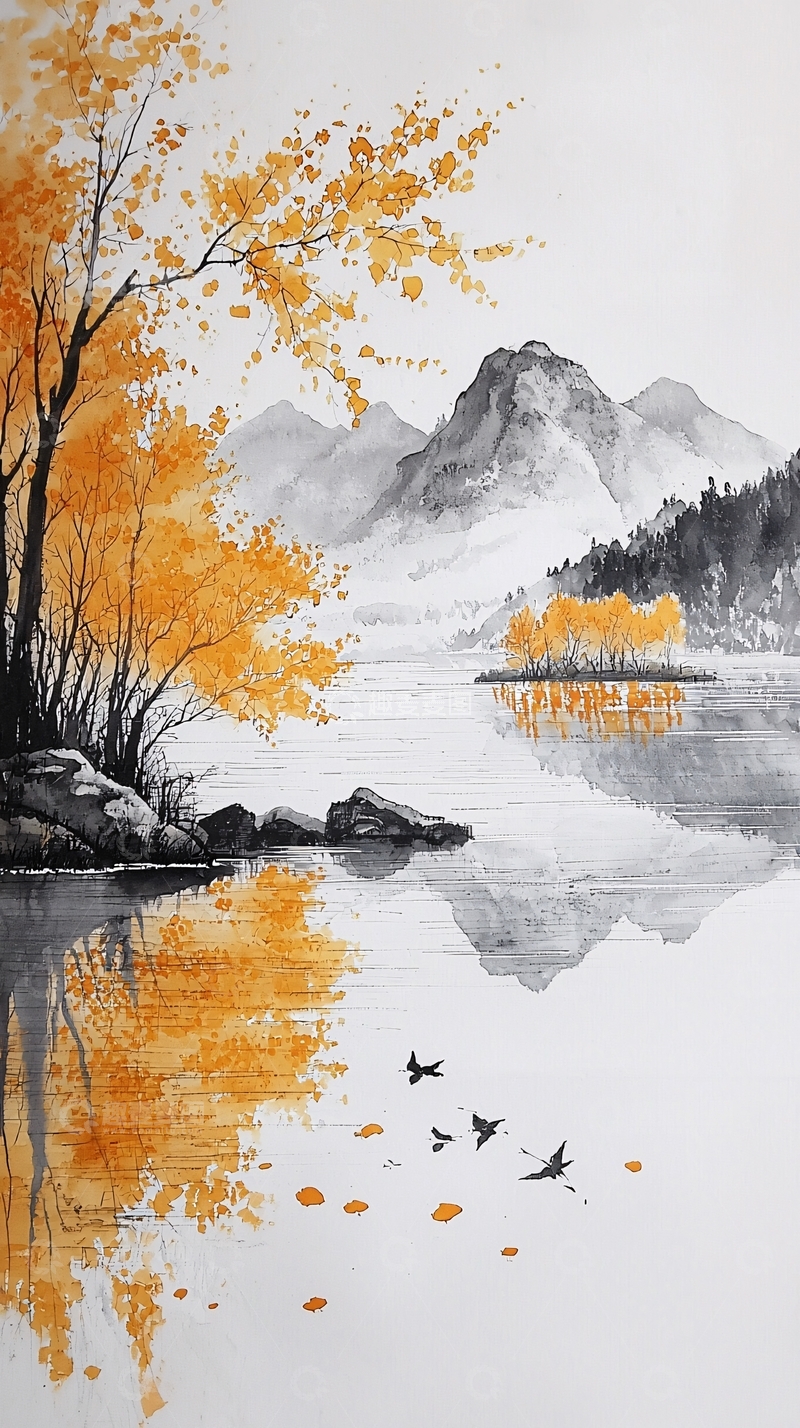 高清大图下载【趣麦麦图】水墨画