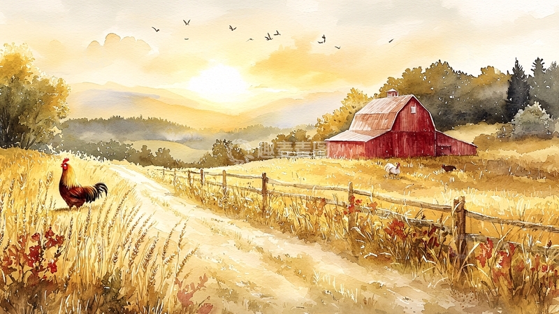 高清大图下载【趣麦麦图】乡村田园风光