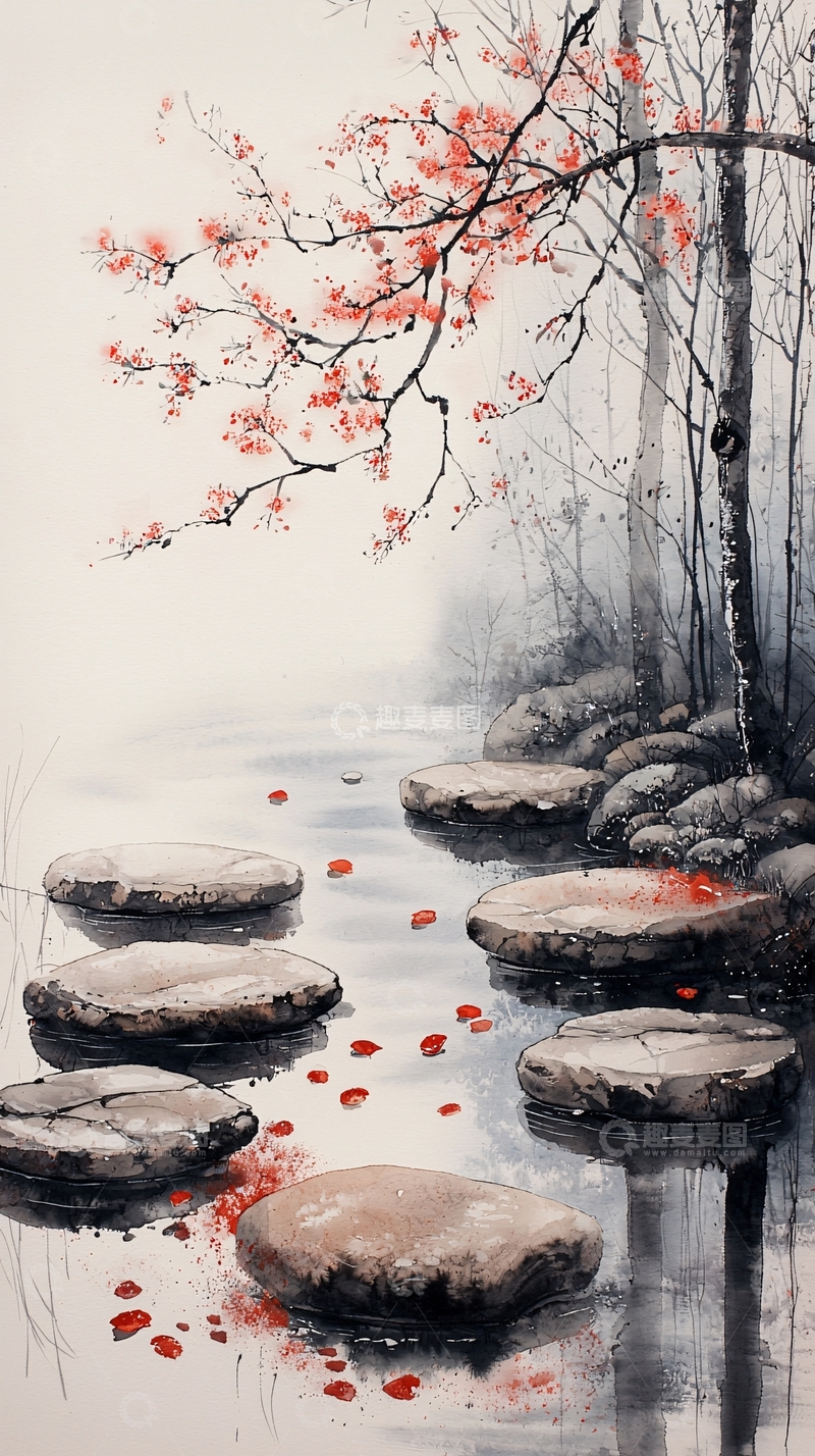 高清大图下载【趣麦麦图】水墨画