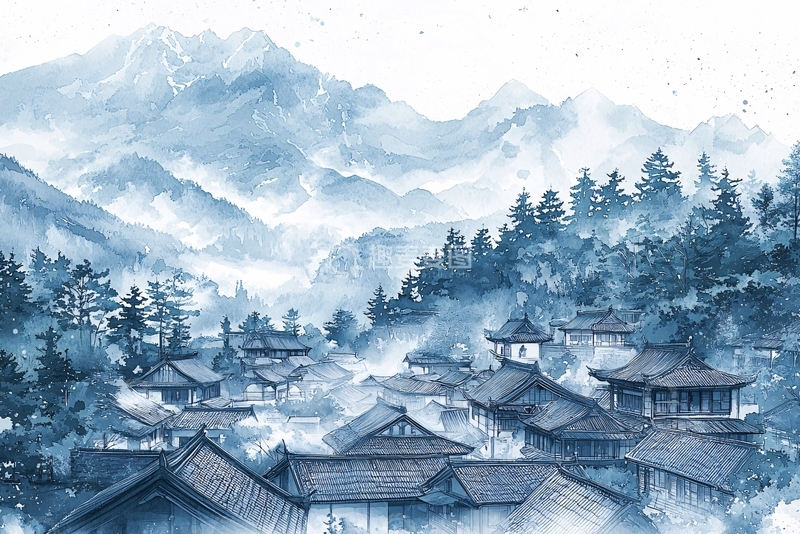 高清大图下载【趣麦麦图】水墨画