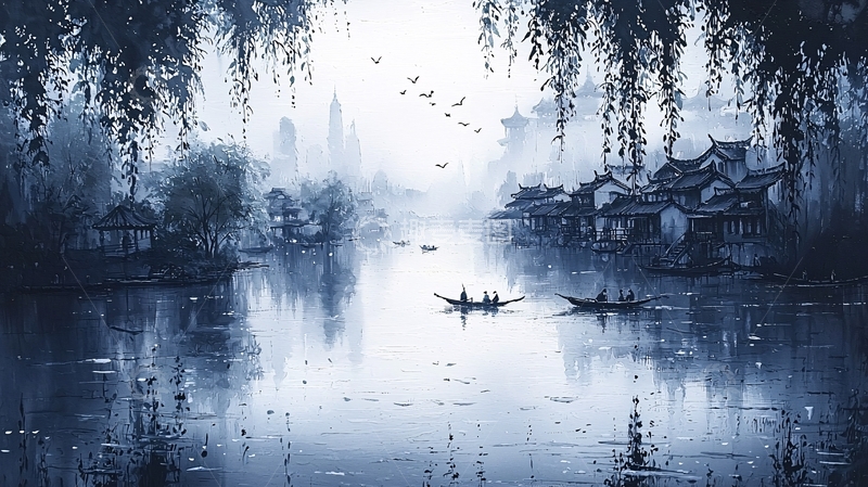 高清大图下载【趣麦麦图】水墨画