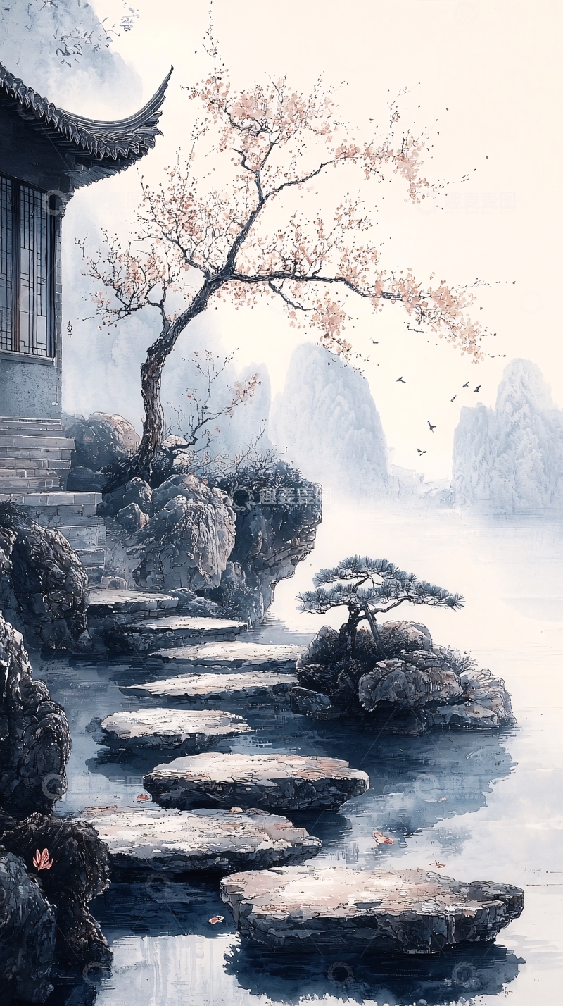 高清大图下载【趣麦麦图】水墨画