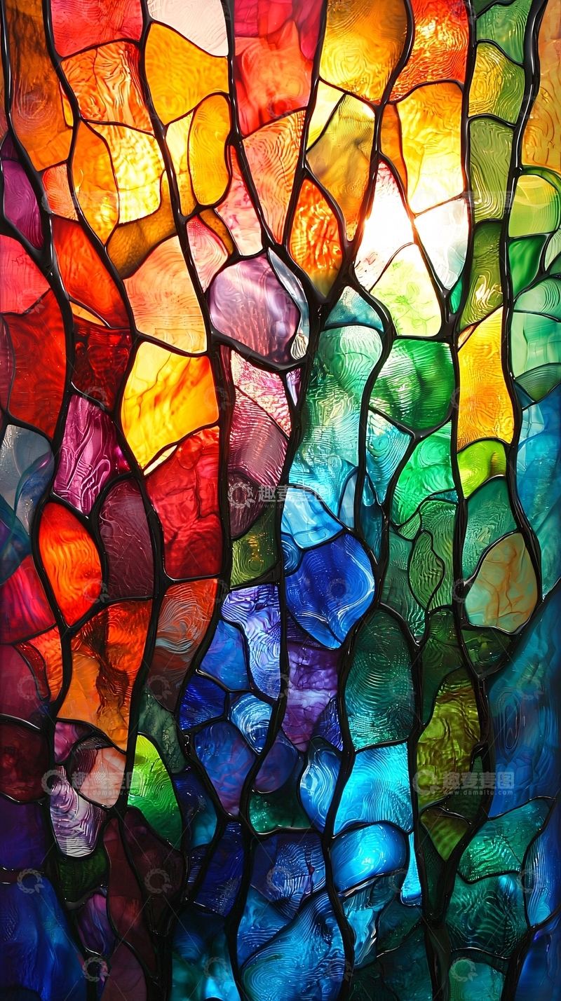 高清大图下载【趣麦麦图】彩色玻璃窗