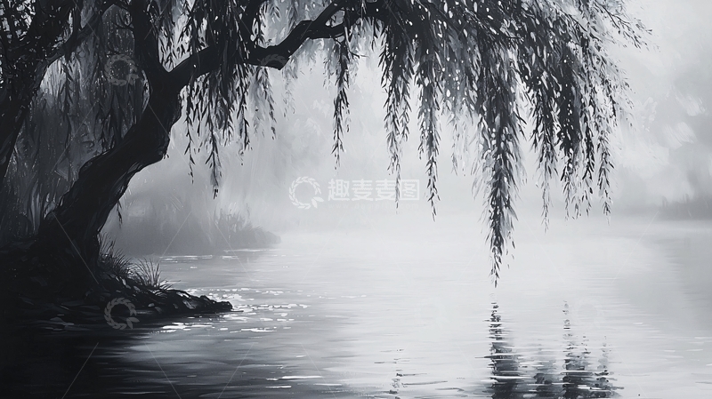 高清大图下载【趣麦麦图】水墨画