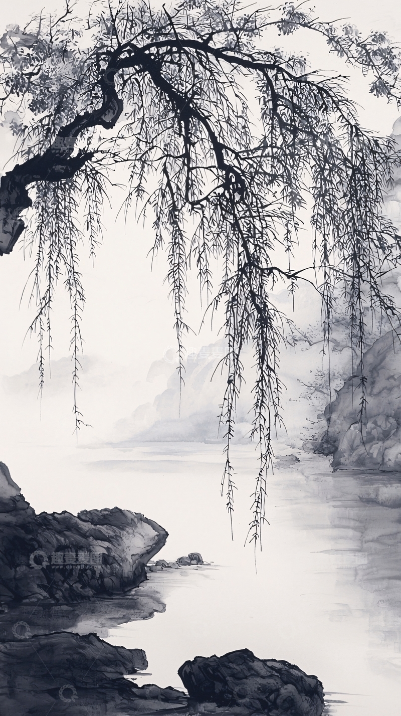 高清大图下载【趣麦麦图】水墨画