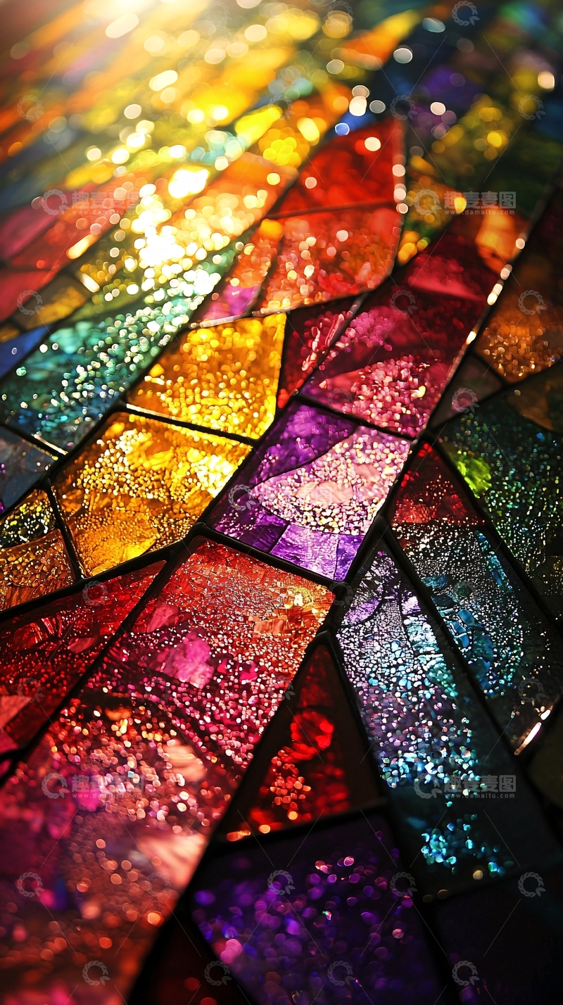 高清大图下载【趣麦麦图】彩色玻璃窗