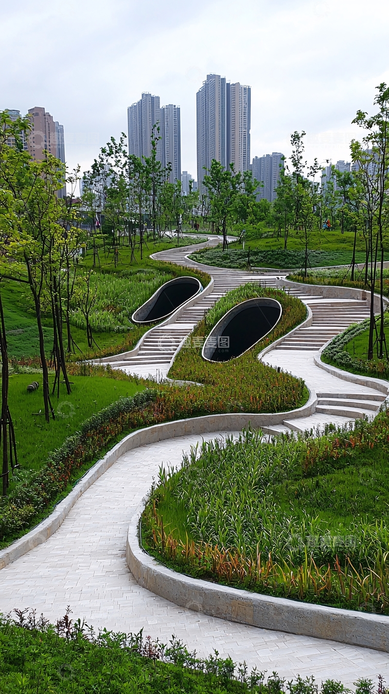 高清大图下载【趣麦麦图】城市景观公园