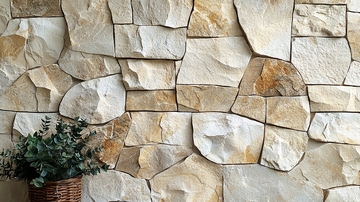 自然石材墙面