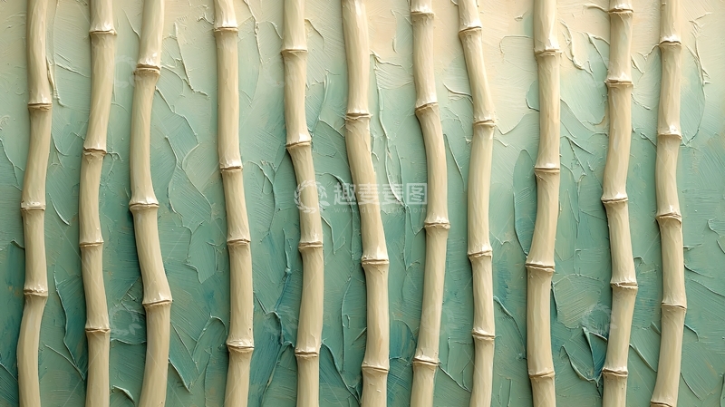 高清大图下载【趣麦麦图】青翠竹林肌理质感图
