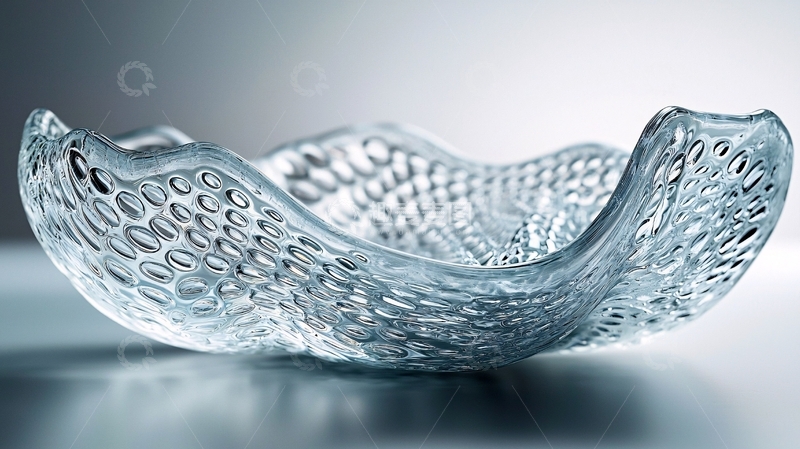 高清大图下载【趣麦麦图】透明雕塑碗