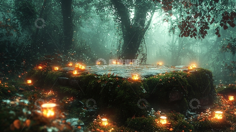 高清大图下载【趣麦麦图】神秘森林