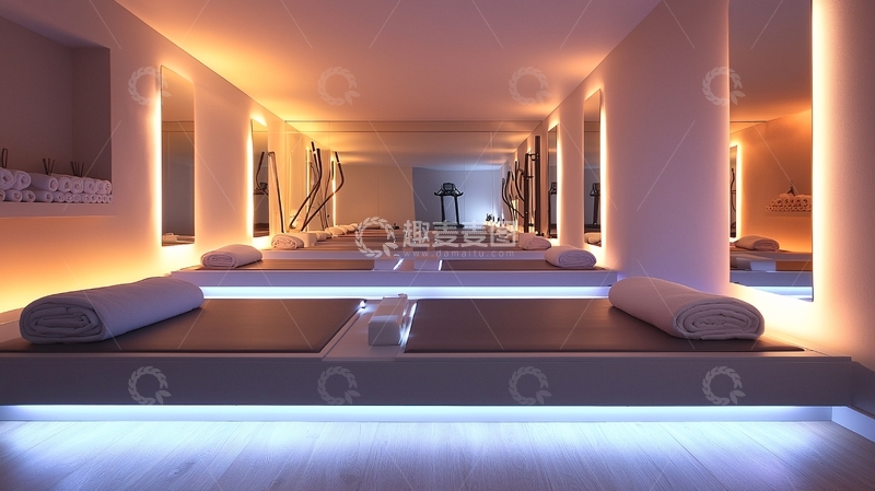 高清大图下载【趣麦麦图】现代简约风格水疗中心