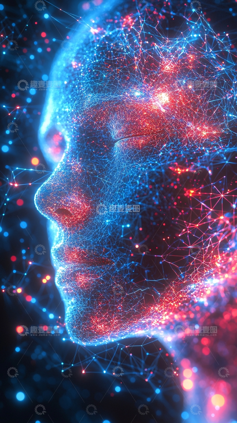 高清大图下载【趣麦麦图】抽象人脸