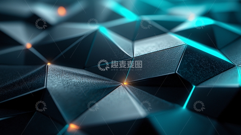 高清大图下载【趣麦麦图】抽象几何背景