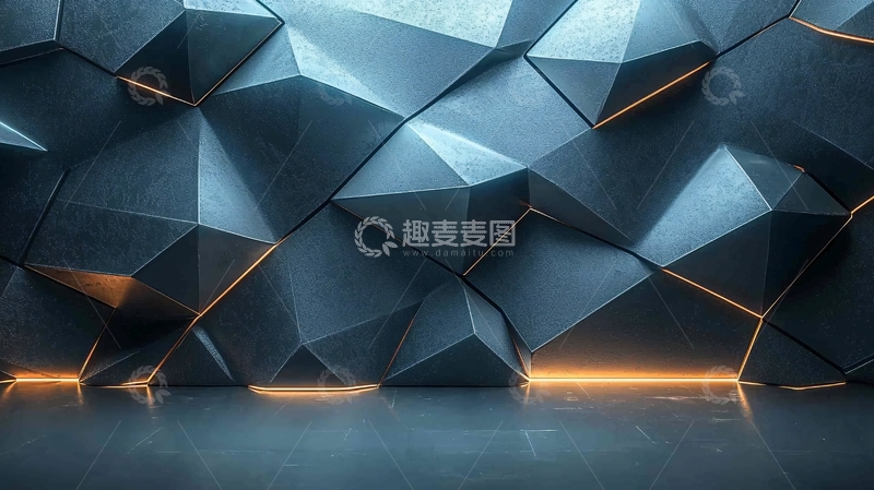 高清大图下载【趣麦麦图】抽象几何背景