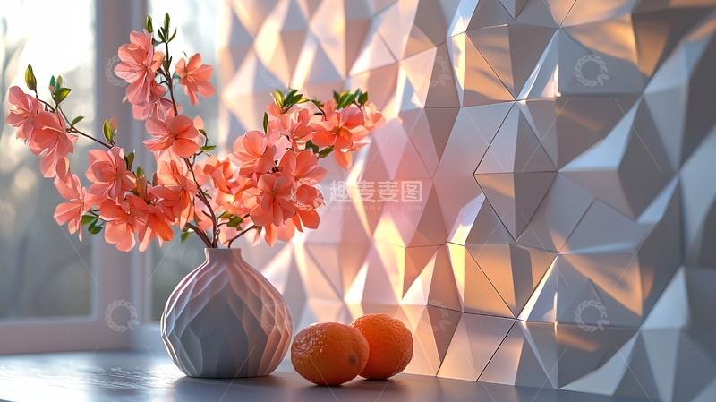 高清大图下载【趣麦麦图】简约花瓶插花