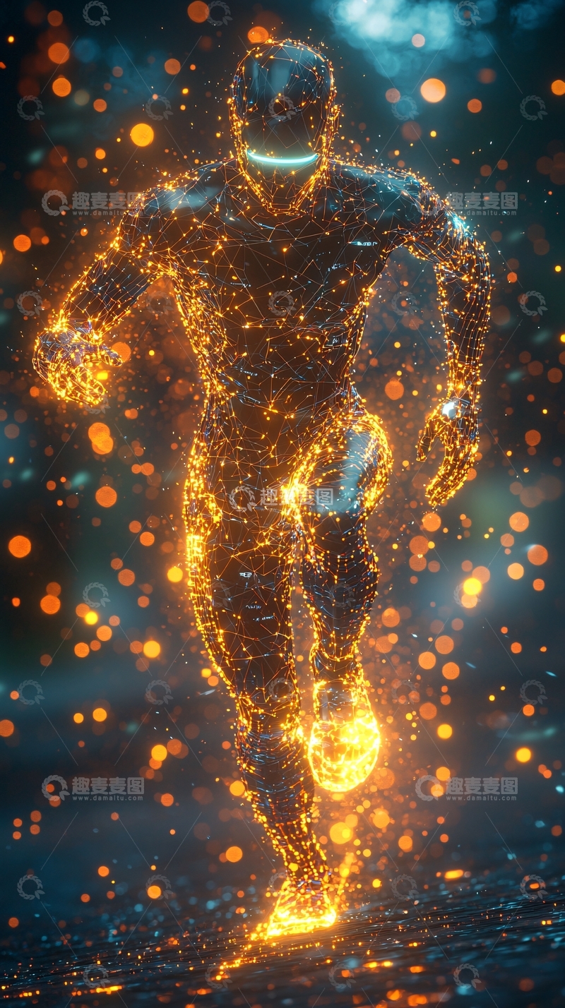 高清大图下载【趣麦麦图】未来战士