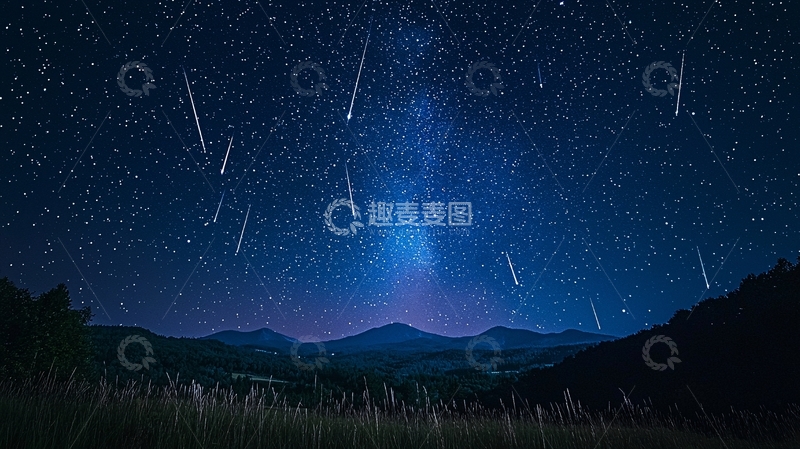 高清大图下载【趣麦麦图】流星雨