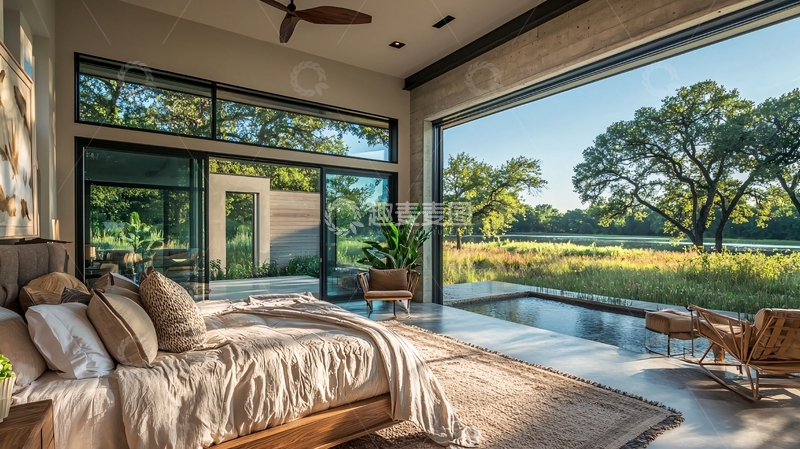 高清大图下载【趣麦麦图】现代简约卧室设计122